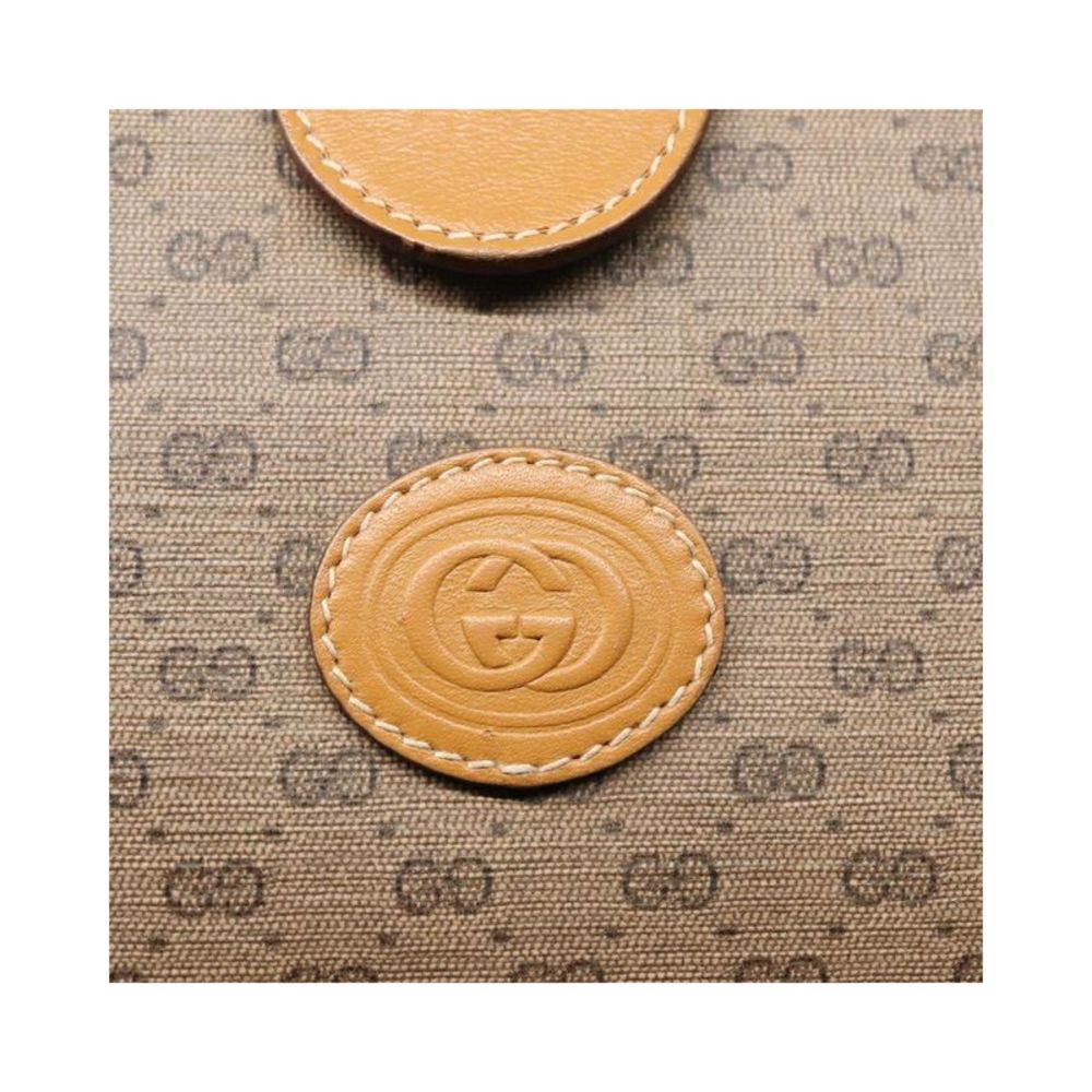 Pre Loved GUCCI GG Canvas Clutch BeigeBrown Womens Bag - Picture 8 of 8
